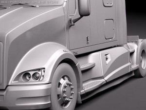 Kenworth T700 2010 3D Model