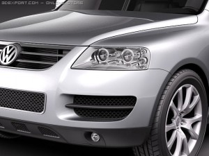 Volkswagen Touareg 2002-2007 3D Model