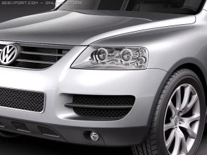 Volkswagen Touareg 2002-2007 3D Model