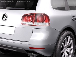 Volkswagen Touareg 2002-2007 3D Model