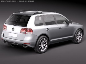 Volkswagen Touareg 2002-2007 3D Model