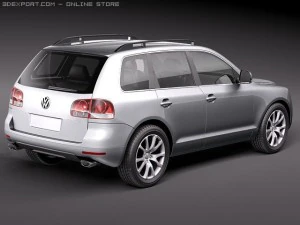 Volkswagen Touareg 2002-2007 3D Model