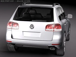 Volkswagen Touareg 2002-2007 3D Model