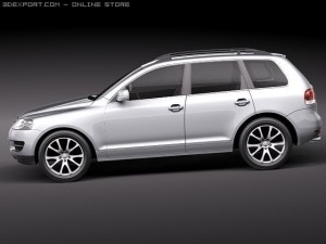 Volkswagen Touareg 2002-2007 3D Model
