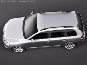 Volkswagen Touareg 2002-2007 3D Model