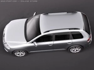 Volkswagen Touareg 2002-2007 3D Model
