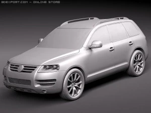 Volkswagen Touareg 2002-2007 3D Model