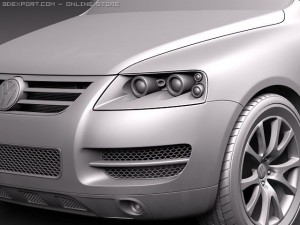 Volkswagen Touareg 2002-2007 3D Model