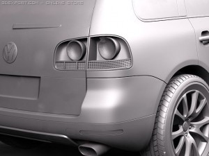Volkswagen Touareg 2002-2007 3D Model