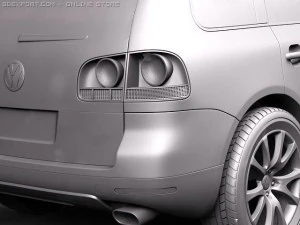 Volkswagen Touareg 2002-2007 3D Model