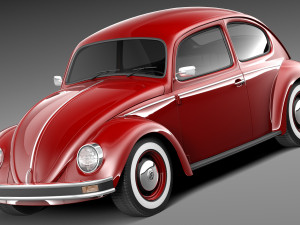 Volkswagen Beetle 1980 3D 모델
