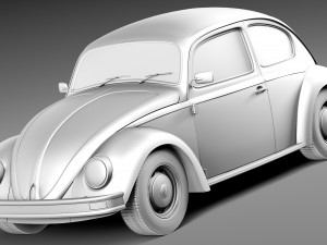 Volkswagen Beetle 1980 3Dモデル