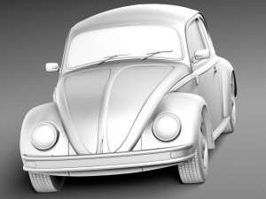 Volkswagen Beetle 1980 3Dモデル