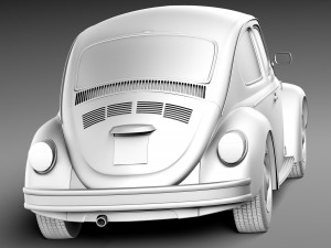 Volkswagen Beetle 1980 3Dモデル