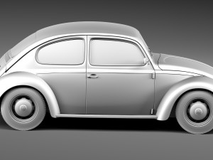Volkswagen Beetle 1980 3Dモデル