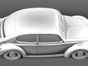 Volkswagen Beetle 1980 3Dモデル