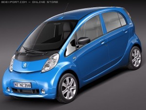 Peugeot ION 3D मॉडल