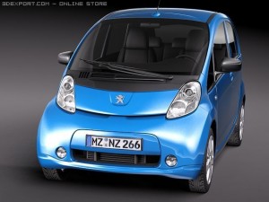 Peugeot ION 3D मॉडल