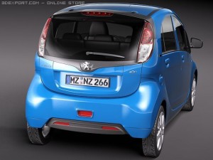 Peugeot ION 3D मॉडल