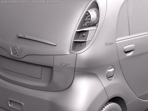 Peugeot ION 3D मॉडल