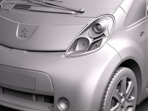 Peugeot ION 3D मॉडल