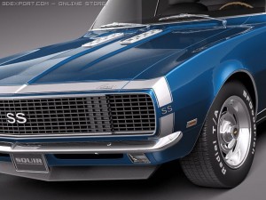 Chevrolet Camaro 1967 SS 3D Модель