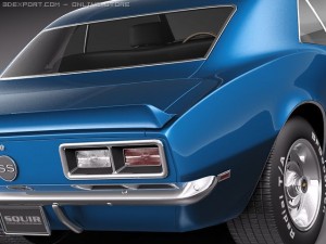 Chevrolet Camaro 1967 SS 3D Модель