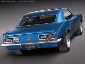 Chevrolet Camaro 1967 SS 3D Модель