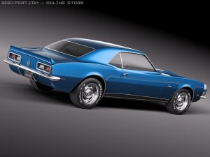 Chevrolet Camaro 1967 SS 3D Модель