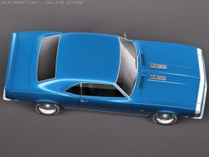 Chevrolet Camaro 1967 SS 3D Модель