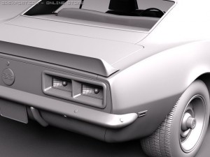 Chevrolet Camaro 1967 SS 3D Модель