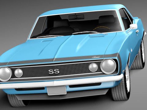 Chevrolet Camaro SS 1967 3D Model