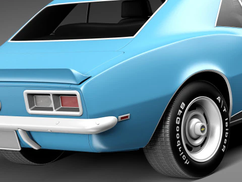 Chevrolet Camaro SS 1967 3D Model