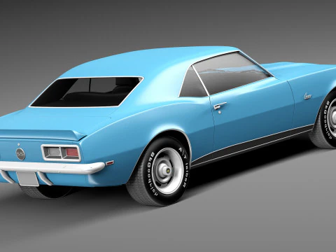 Chevrolet Camaro SS 1967 3D Model