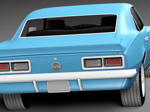 Chevrolet Camaro SS 1967 3D Model