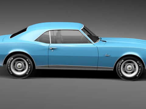Chevrolet Camaro SS 1967 3D Model
