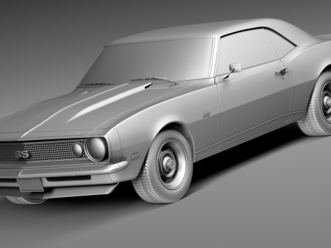 Chevrolet Camaro SS 1967 Model 3D