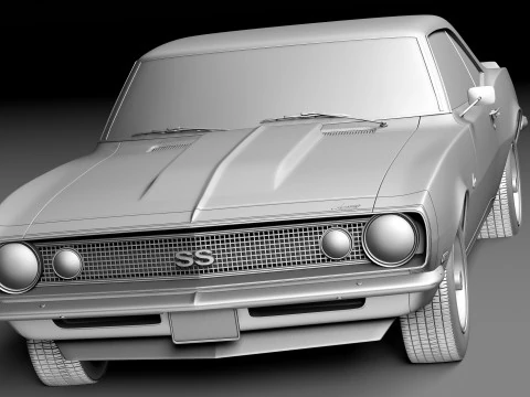 Chevrolet Camaro SS 1967 3D Model
