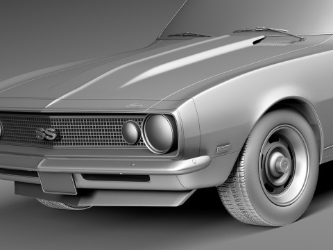 Chevrolet Camaro SS 1967 Model 3D
