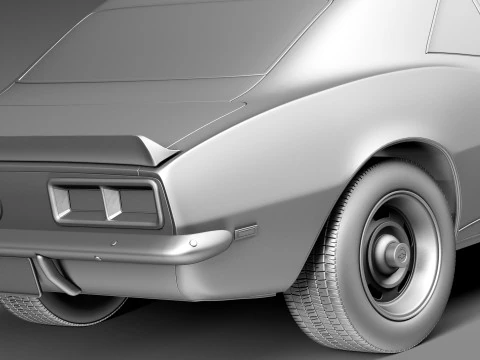 Chevrolet Camaro SS 1967 3D Model