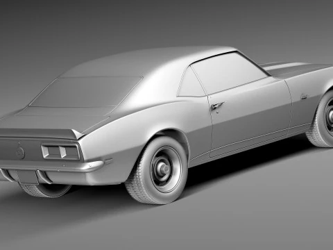 Chevrolet Camaro SS 1967 3D Model