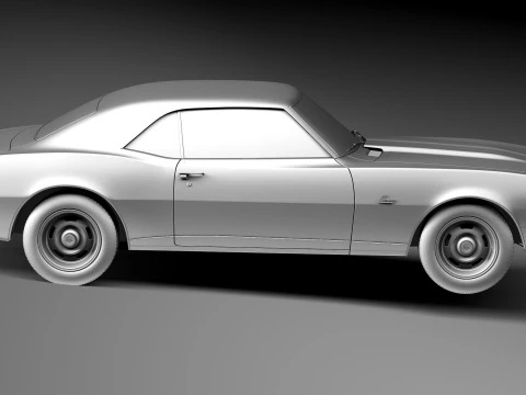 Chevrolet Camaro SS 1967 3D Model
