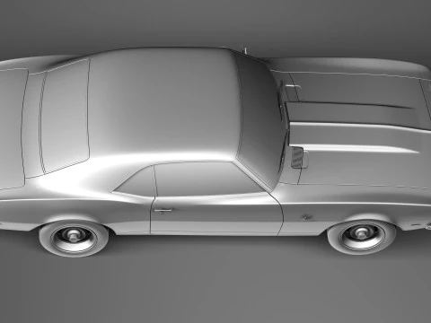 Chevrolet Camaro SS 1967 3D Model