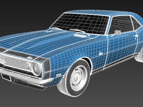 Chevrolet Camaro SS 1967 3D Model