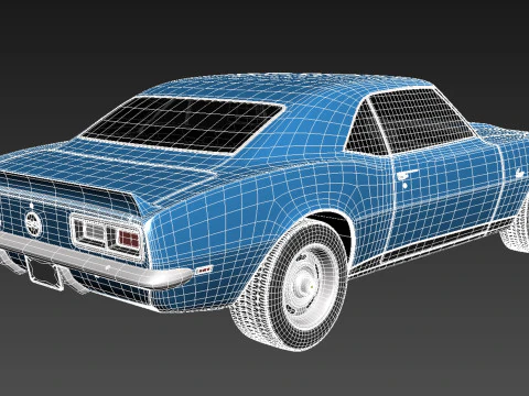 Chevrolet Camaro SS 1967 3D Model