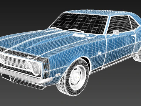 Chevrolet Camaro SS 1967 3D Model