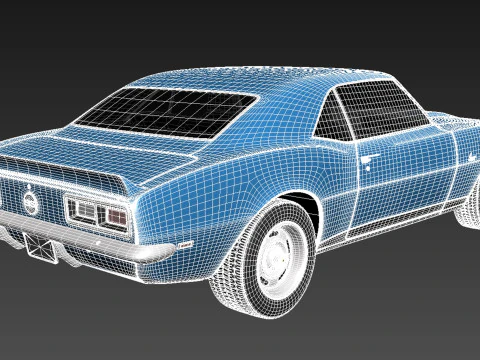 Chevrolet Camaro SS 1967 3D Model