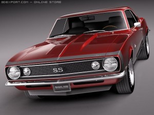 Chevrolet Camaro 1967 SS V2 Modèle 3D