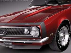 Chevrolet Camaro 1967 SS V2 Modèle 3D