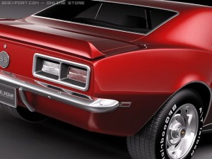 Chevrolet Camaro 1967 SS V2 Modèle 3D